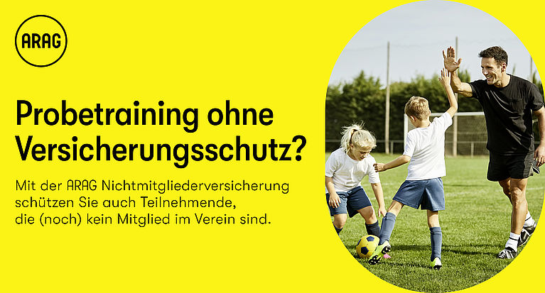 Probetraining im Verein: Nichtmitglieder richtig versichern