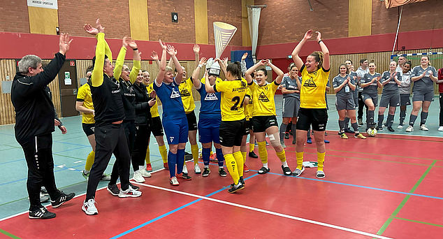 Alemannia Aachen gewinnt die Westdeutsche Futsal-Meisterschaft der Frauen 2024