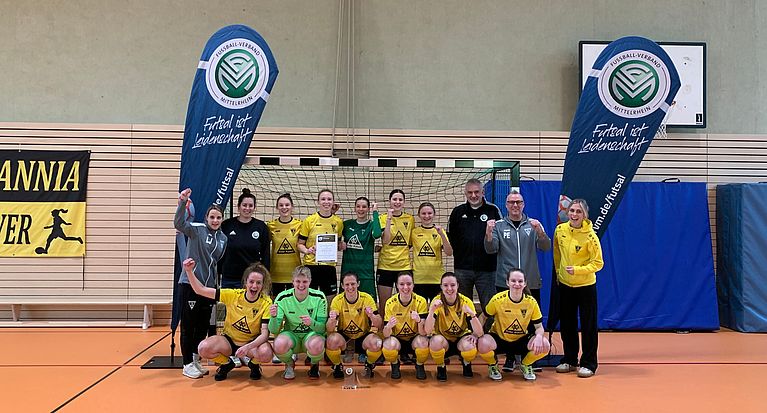 17. FVM-Futsal-Cup der Frauen – TSV Alemannia Aachen gewinnt Futsal-Meisterschaft