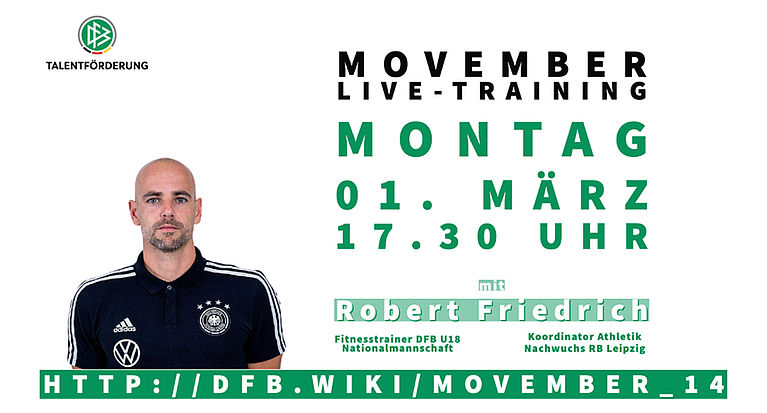 MOVEmber im März mit U-18 Fitnesscoach Friedrich