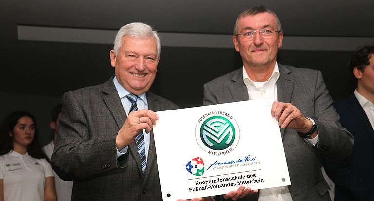 Zwei neue Kooperationsschulen für den Fußball-Verband Mittelrhein