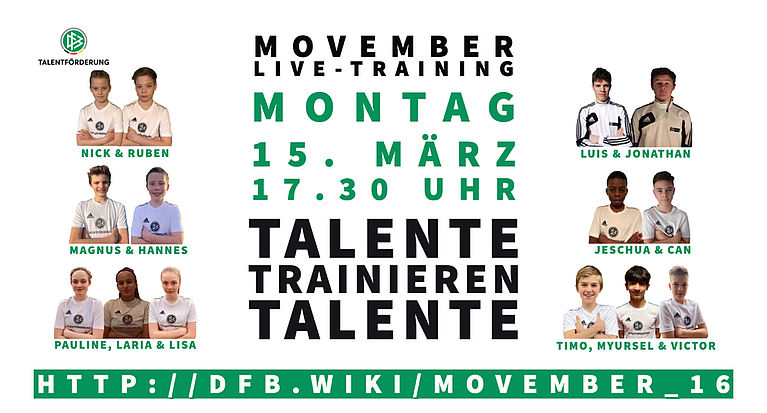 MOVEmber im März: Talente trainieren Talente!