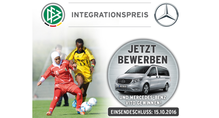 DFB - Mercedes-Benz - Integrationspreis: Jetzt bewerben!