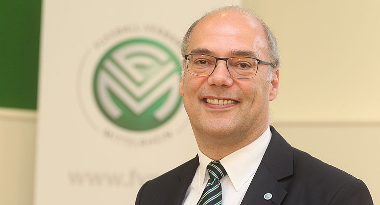 FVM-Geschäftsführer Dirk Brennecke im Gespräch