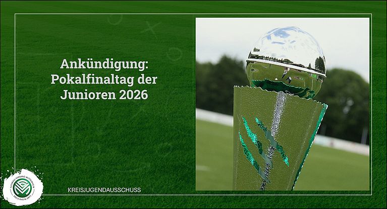 Ankündigung: Pokalfinaltag der Junioren 2026