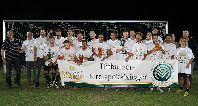 Die SG GFC Düren 99 ist Bitburger-Kreispokalsieger 2016 im Kreis Düren