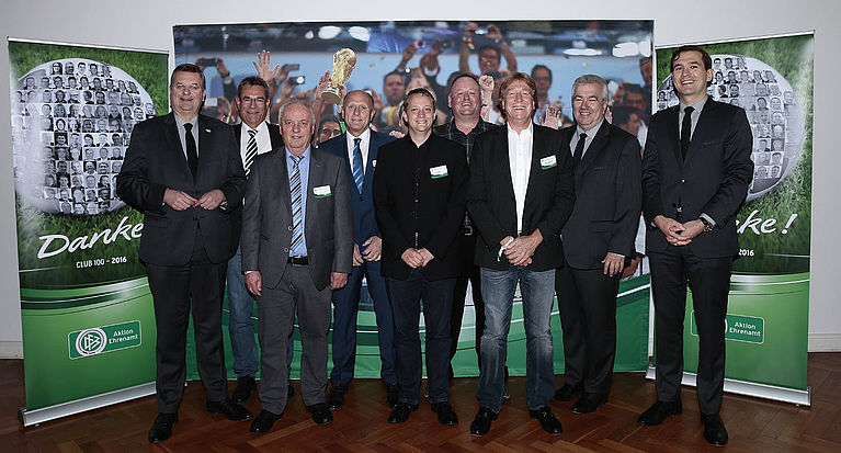 Ehrungsveranstaltung Club 100 - Ehrenamt als Herz und Lunge des Fußballs