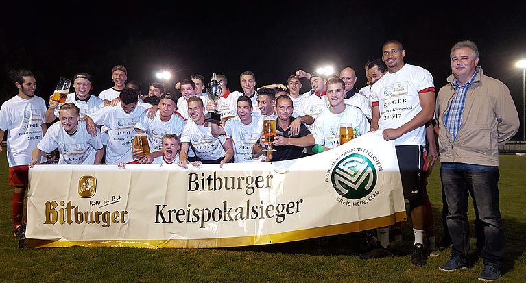 FC Wegberg-Beeck ist Bitburger-Kreispokalsieger 2016 im Kreis Heinsberg