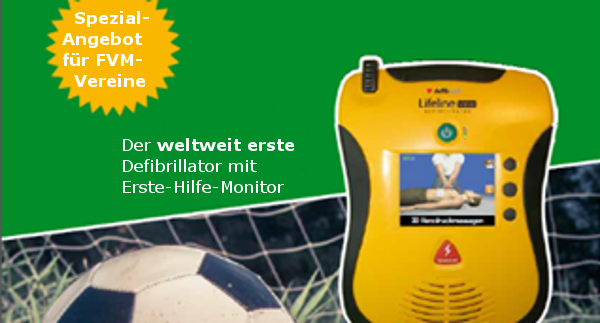 Defibrillator Sonderaktion bis Jahresende