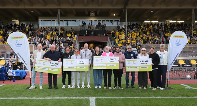 WestLotto Fairplay-Pokal der Frauen: Fairste Mannschaften aus NRW in Dortmund ausgezeichnet  