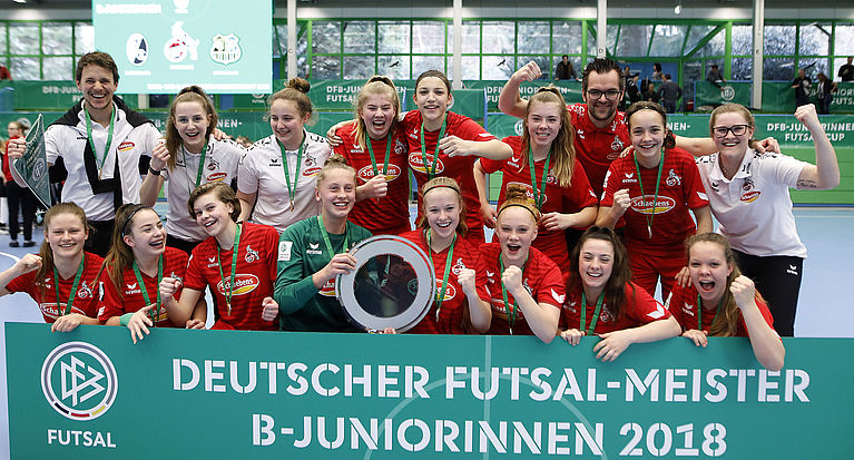 Kölner B-Juniorinnen gewinnen Futsal-Cup