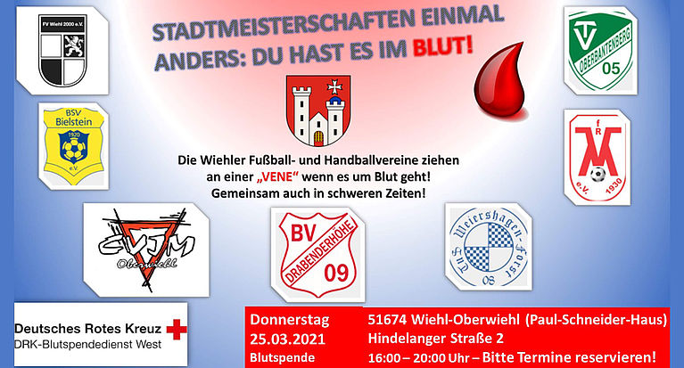 Blutspenden: Stadtmeisterschaften in Wiehl mal anders