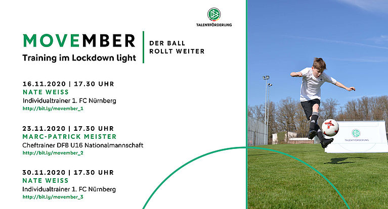 "MOVEmber" – Training im "Lockdown light"