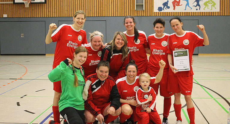 RS Köln gewinnt den Ü30-Frauen-Futsal-Indoor-Cup