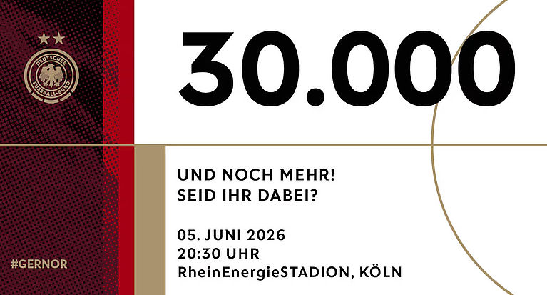 30.000 Tickets fürs Norwegen-Spiel in Köln verkauft