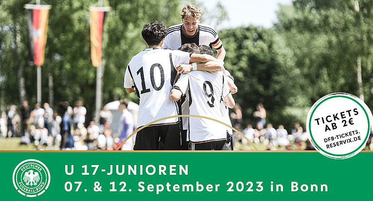 Vier-Nationen-Turnier in Bonn und Hennef: Tickets für Länderspiele der U17-Nationalmannschaft