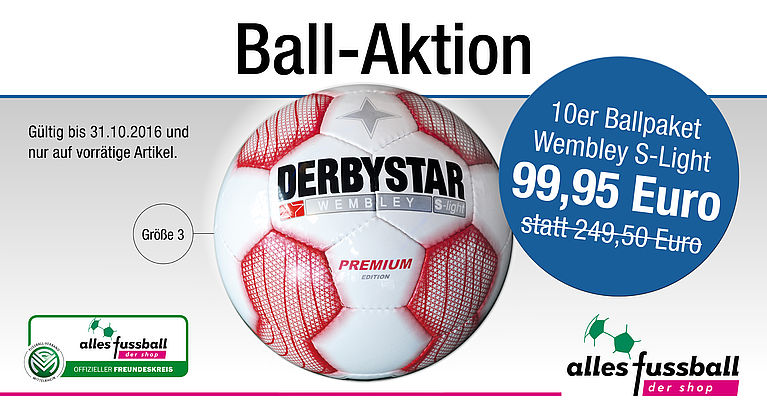 Exklusives Ballpaket von alles fussball - der shop