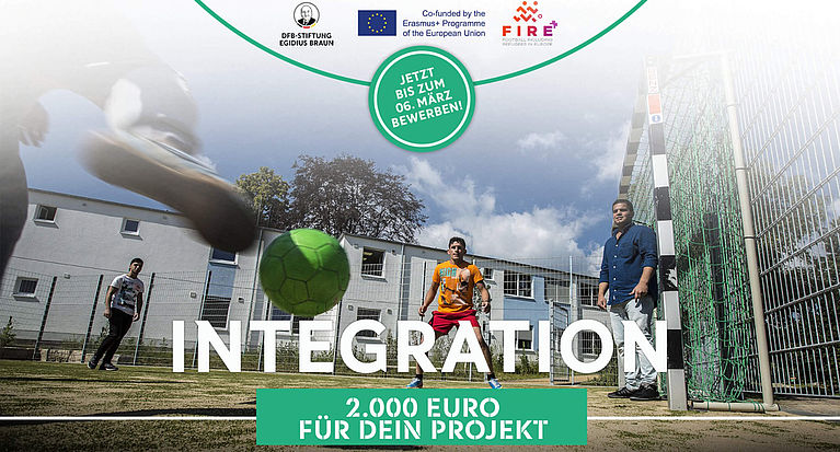 FIRE+: Ausschreibung für integrative Fußballprojekte gestartet