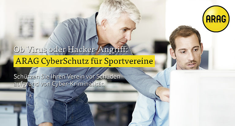 Mit dem ARAG CyberSchutz für Sportvereine auf Sicherheit programmiert: Jetzt informieren!