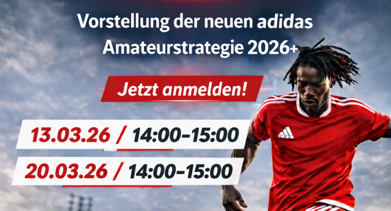Jetzt anmelden zum adidas-Teamsport-Webinar!
