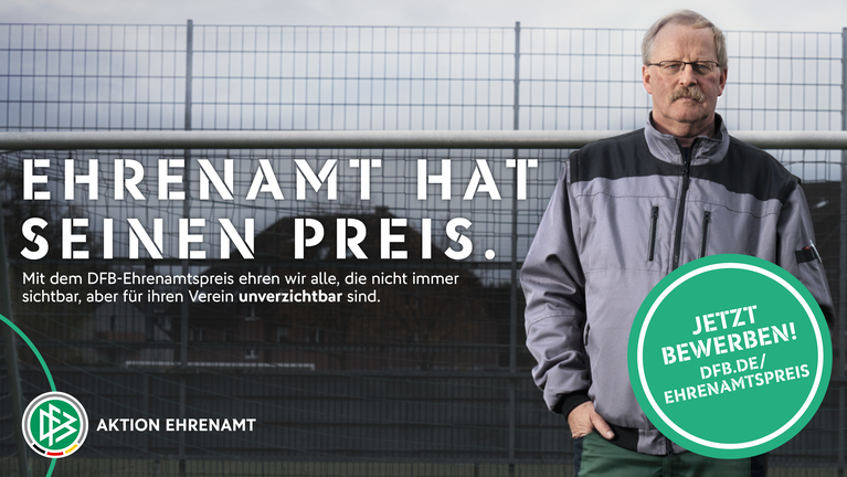DFB-Ehrenamtspreis und Fußballhelden: Jetzt Kandidat*in vorschlagen!
