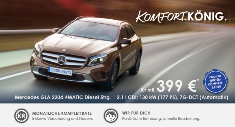 ASS: KOMFORT.KÖNIG. Lässt keine Wünsche offen.