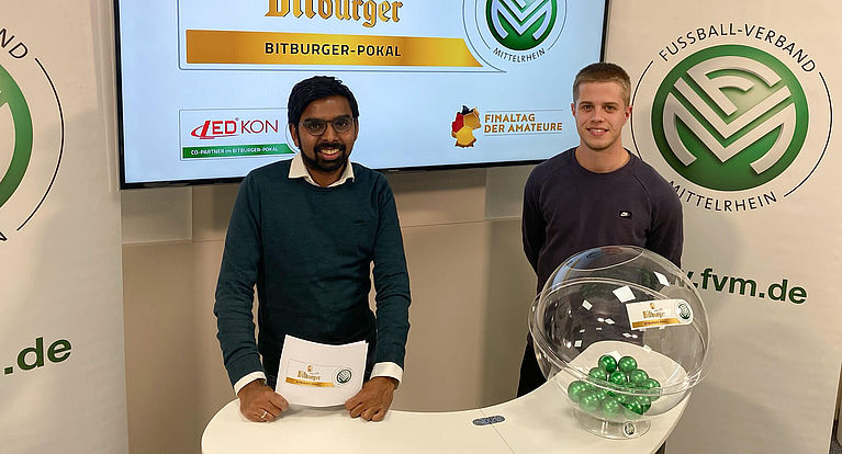 Bitburger-Pokal: Das sind die Paarungen im Achtelfinale