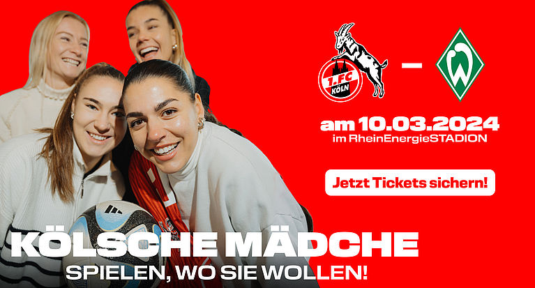 Zweites Highlight-Spiel der FC-Frauen im RheinEnergieSTADION