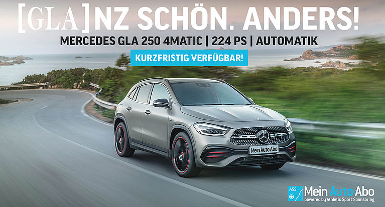 ASS-Angebot im Mai: Der Mercedes GLA 250 4MATIC