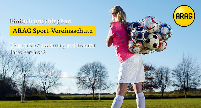 Mit dem ARAG Sport-Vereinsschutz sicher aufgestellt