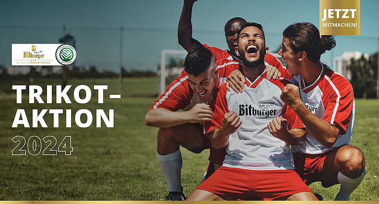 Jetzt mitmachen bei der Bitburger-Trikotaktion 2024!